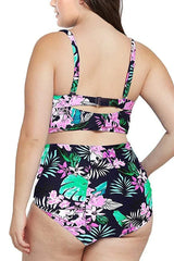 Tropical Print Bikini Set - View 6 | TEVQA