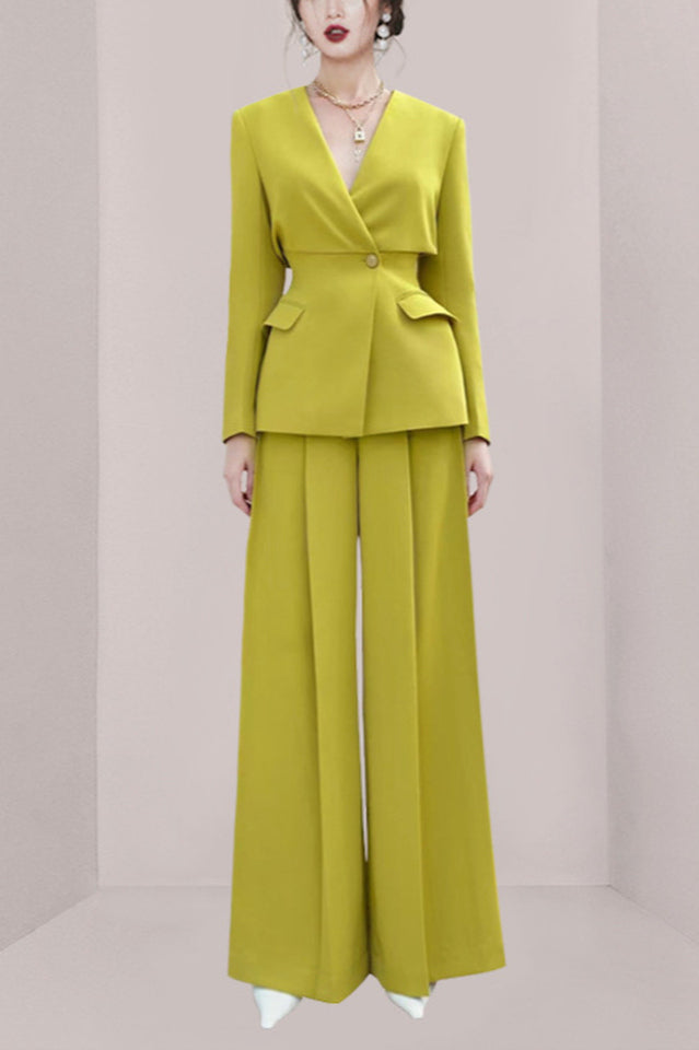 Hazel Neon Corset Blazer Set | Dress In Beauty