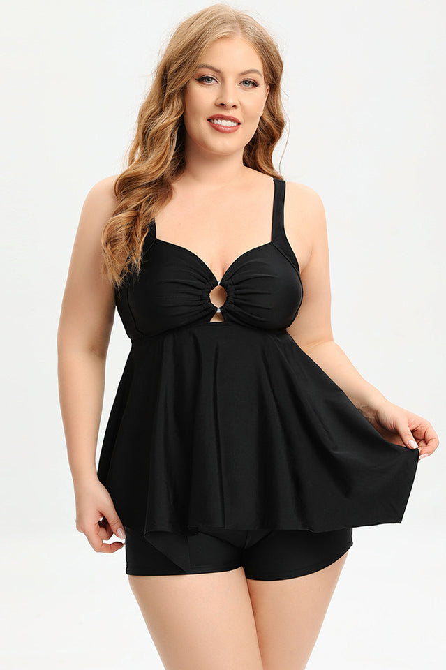 (L-5XL) Plus Size Tankini Swimsuit | Dress In Beauty