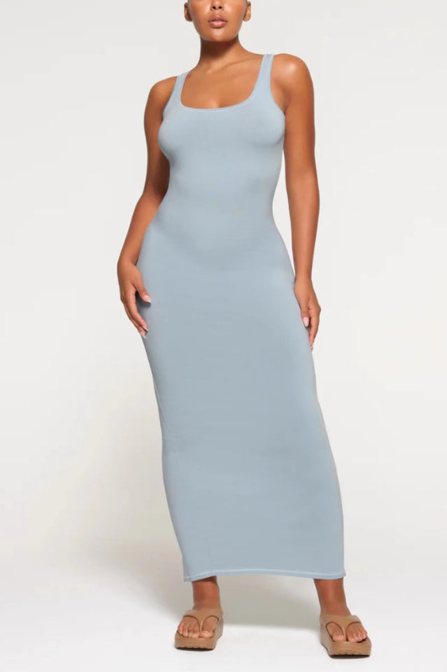 SKIMS New Vintage Scoop Neck Maxi Dress | Dress In Beauty