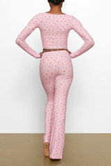 Long Sleeve Lounge Top | Dress In Beauty