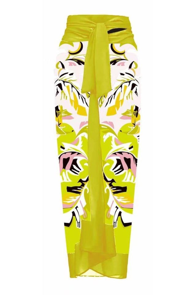 3D Flower One Piece Swimsuit & Skirt Set | Dress In Beauty