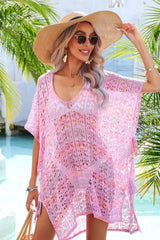 Crochet knit beach cover-up - View 17 | TEVQA