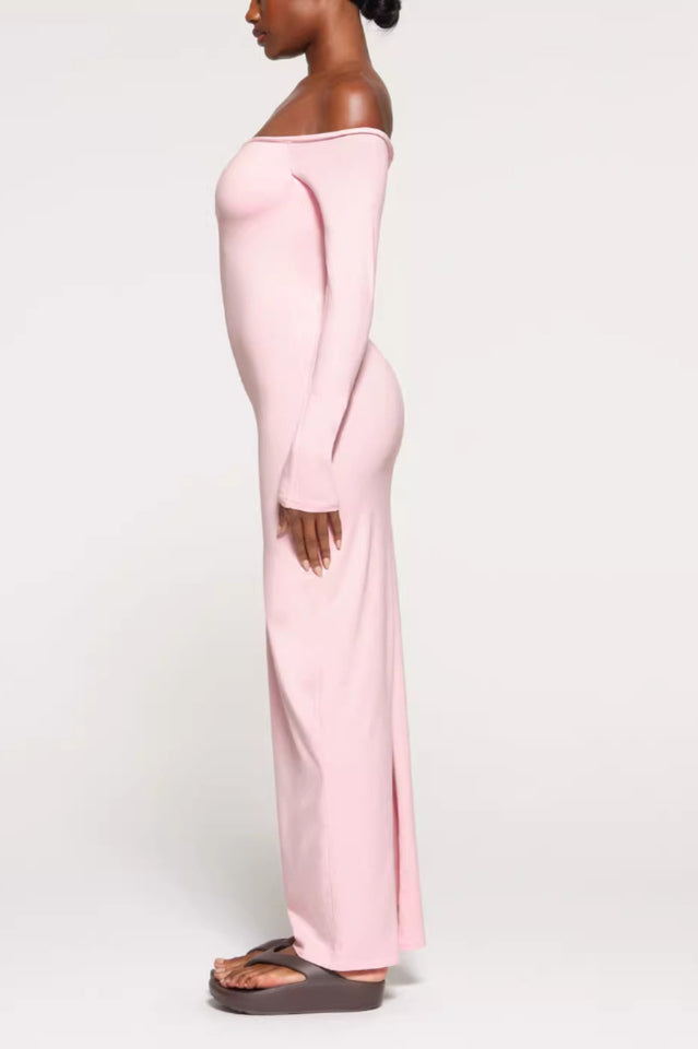 New Vintage Off-The-Shoulder Maxi Dress | Dress In Beauty