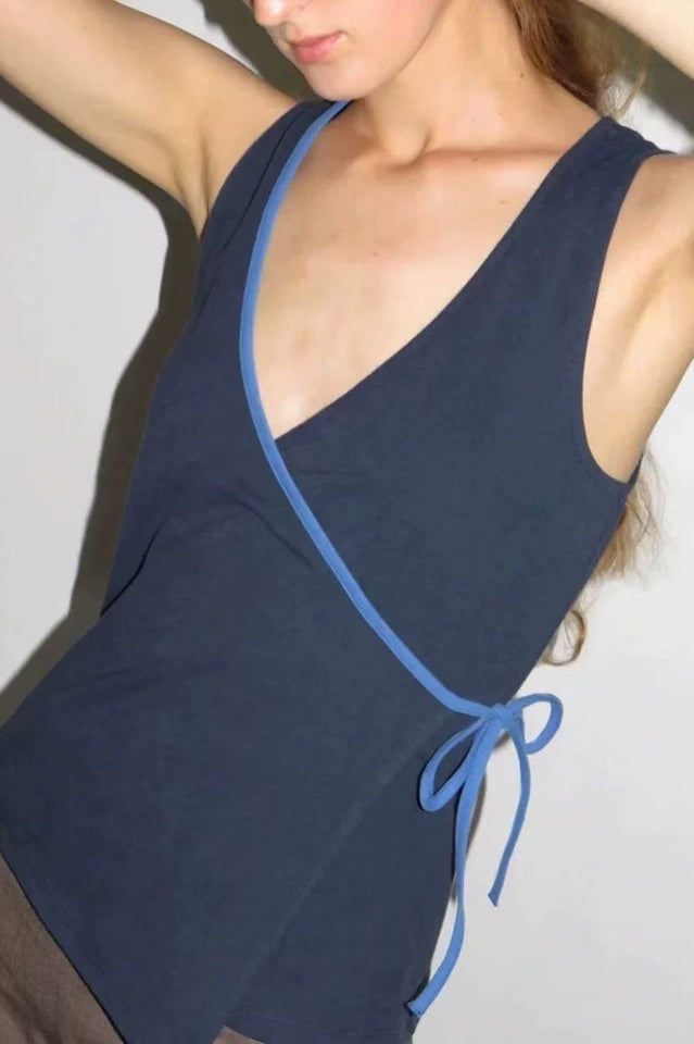 Paloma Wool Plunge Neckline Sleeveless Top | Dress In Beauty