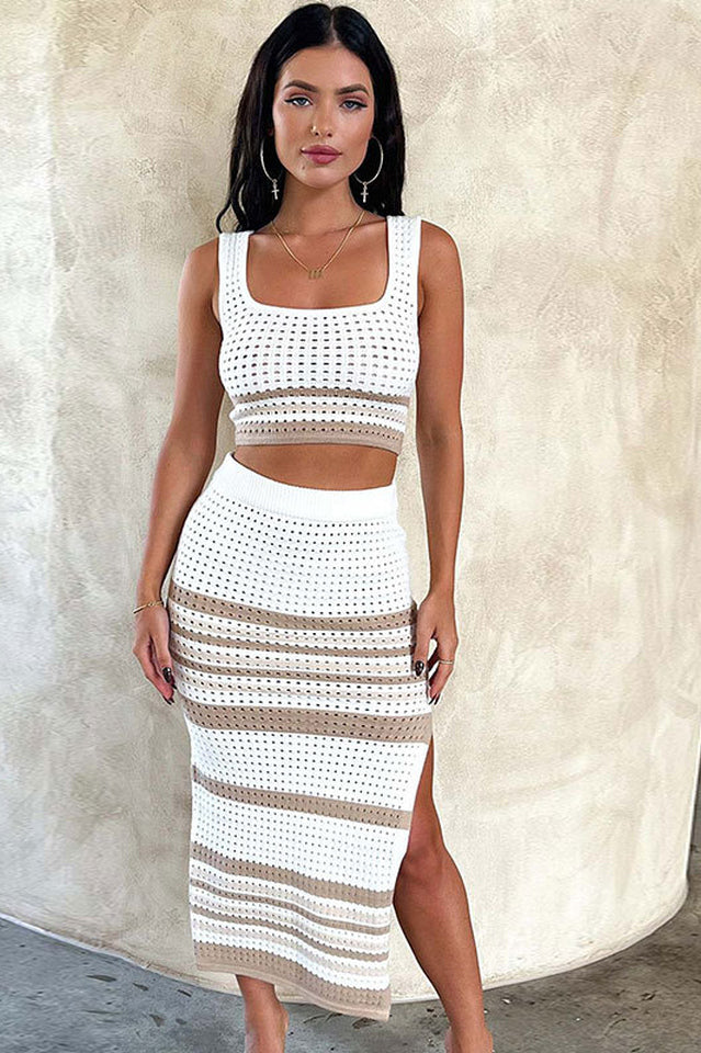 In The Groove Midi Skirt Set | Dress In Beauty