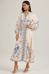Melody Patterned Print Maxi Dress | Dress In Beauty
