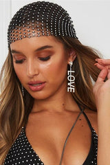 Sparkling Rhinestone Turban Cap | Dress In Beauty