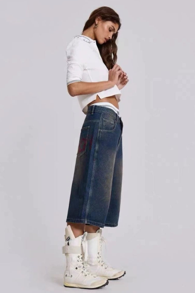 Bronx Jumbo Fit Denim Jorts | Dress In Beauty