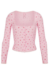 Long Sleeve Lounge Top | Dress In Beauty