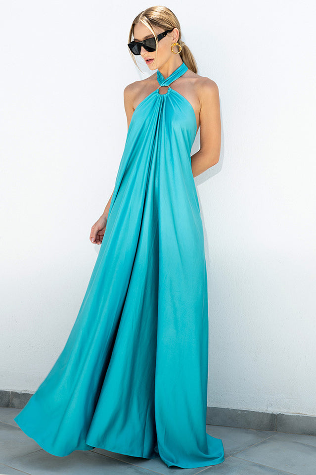 Ofelia Halter Loop Maxi Dress | Dress In Beauty