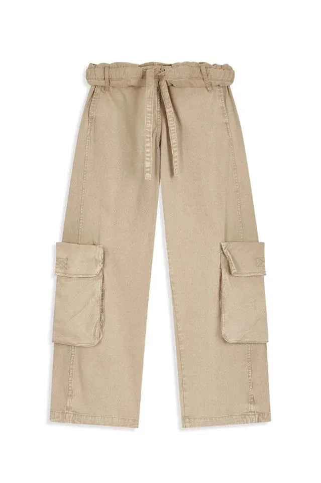 Washed rolled cargo pants - View 9 | TEVQA