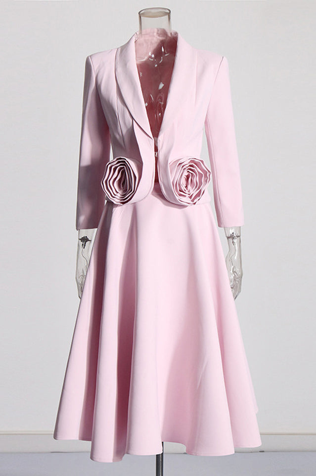 Helena Rose Blazer Midi Skirt Set | Dress In Beauty