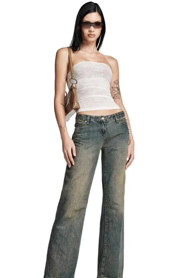 Strapless lace crop top - View 11 | TEVQA