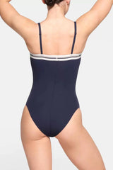 Logo Straight Neck Bodysuit | Dress In Beauty