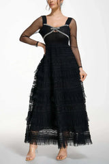 Jayleen A-line Maxi Dress - View 7 | TEVQA