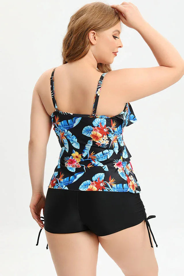 Plus size tankini swimsuit - View 12 | TEVQA
