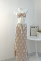 Floral lace top and skirt set - View 9 | TEVQA
