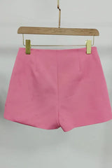 Astraea Flower Embellished Shorts - TEVQA