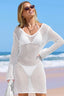 Malibu Bliss White Cover-Up Mini Dress - TEVQA