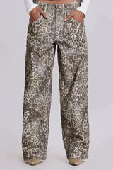 Leopard Fade Colossus Jeans | Dress In Beauty