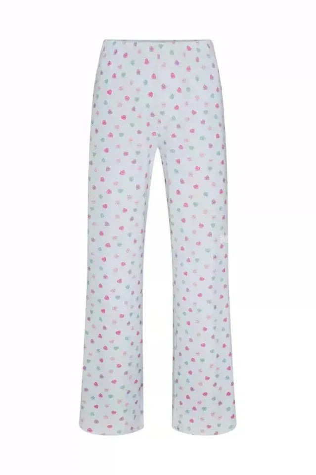 Ribbed knit lounge set with cropped hoodie and drawstring pants - View 6 | TEVQA
