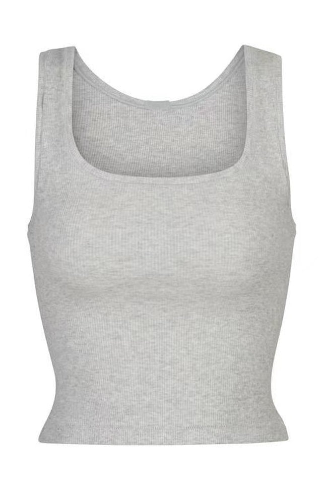 Cotton Rib Tank | Dress In Beauty