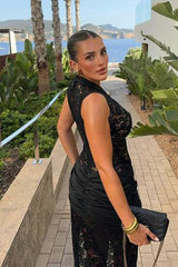 Lace Keyhole Maxi Dress | Dress In Beauty