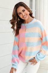 Pastel Dream Striped Sweater | Dress In Beauty