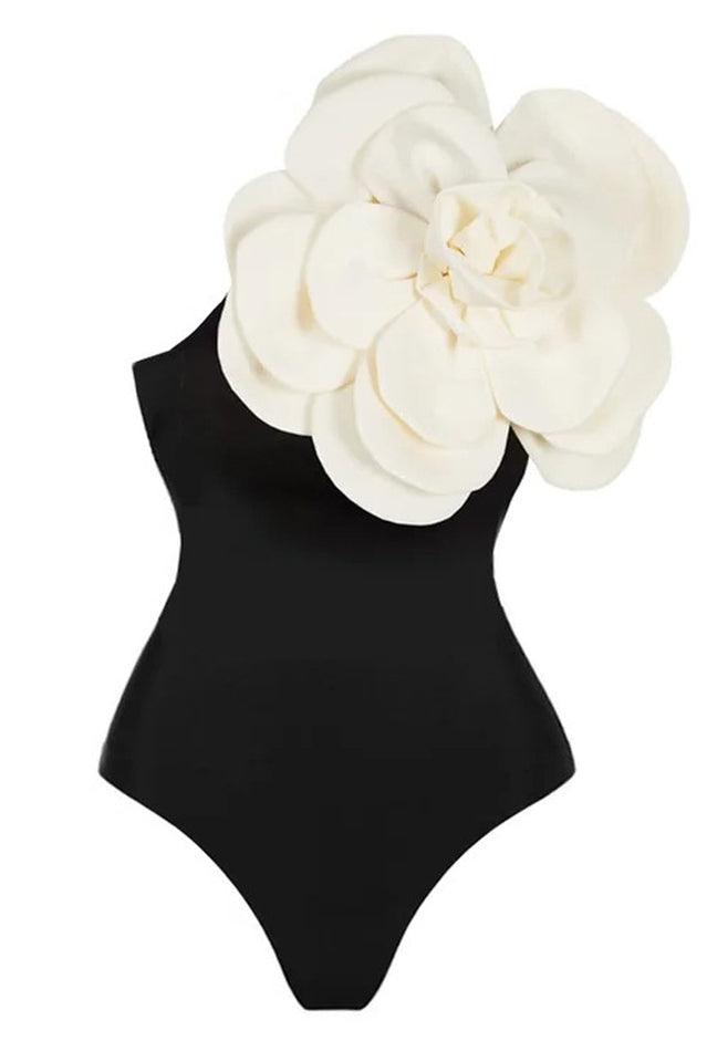 Exaggerated 3D Flower One Piece Swimsuit | Dress In Beauty