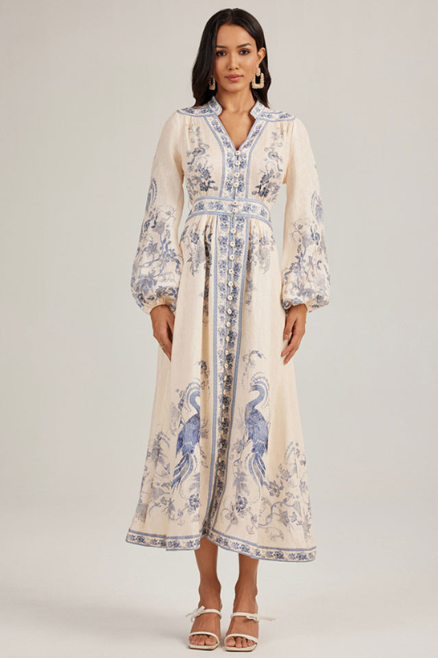 Melody Patterned Print Maxi Dress | Dress In Beauty