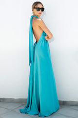 Ofelia Halter Loop Maxi Dress | Dress In Beauty