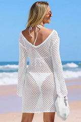 Malibu Bliss White Cover-Up Mini Dress | Dress In Beauty