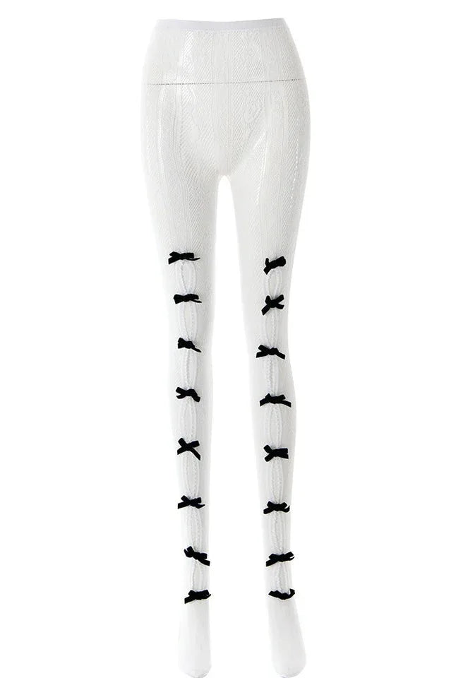 Next Level Sweetheart Lace Tights - TEVQA