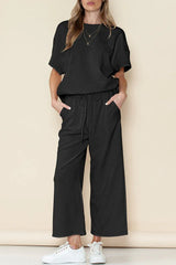 Textured Short Set - TEVQA
