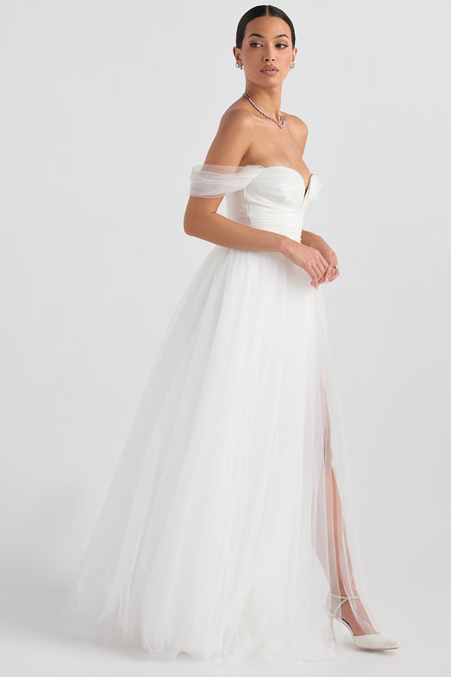 Fairytale White Tulle Bridal Gown | Dress In Beauty