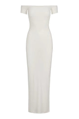 SKIMS Soft Lounge Off-Shoulder Slip Dress | Dress In Beauty