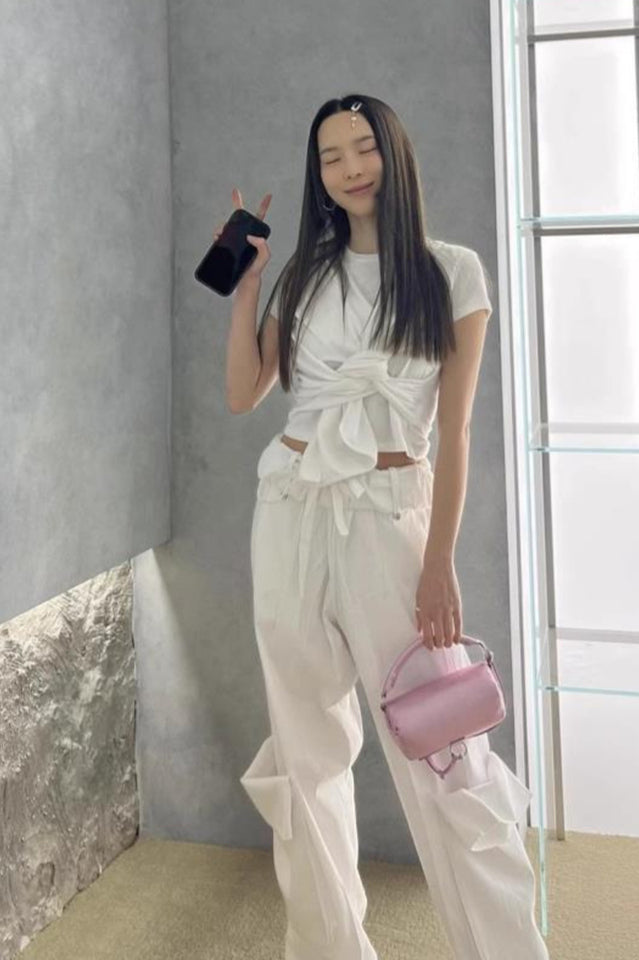 OPEN YY Rolled Waist Cargo Pants | Dress In Beauty