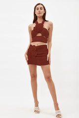 Devana Halter Top + Skirt Set | Dress In Beauty