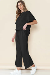 Textured Short Set - TEVQA