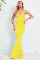 Mermaid Fishtail Dress - View 7 | TEVQA