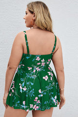 Floral Print Swim Dress With Shorts | Dress In Beauty