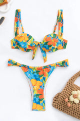 Two-piece swimsuit with underwire support and sweetheart neckline - View 7 | TEVQA