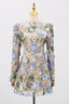 Lara Floral Applique Mini Dress - View 9 | TEVQA