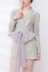 The Nightingale Long Sleeve Blazer - TEVQA