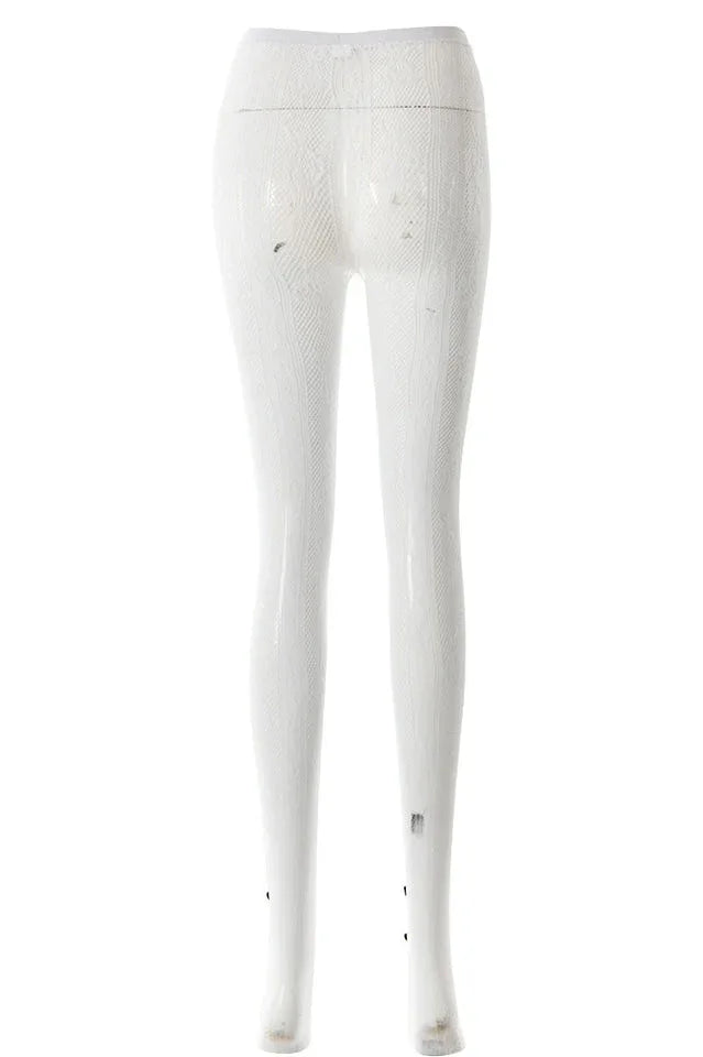 Next Level Sweetheart Lace Tights - TEVQA