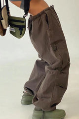 Vintage Parachute Cargo Pants | Dress In Beauty