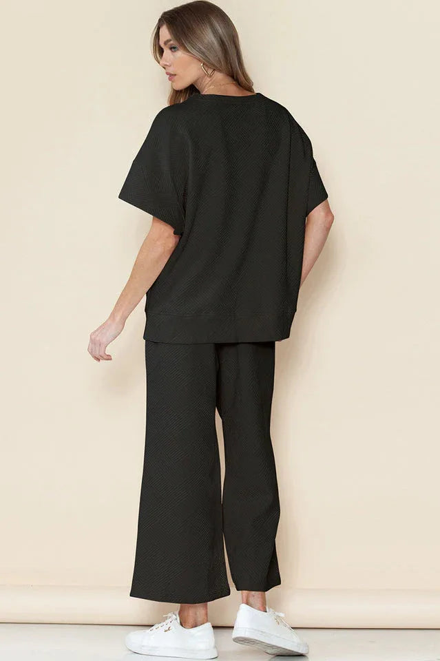 Textured Short Set - TEVQA