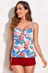 Conservative tankini swimsuit with shorts - View 16 | TEVQA