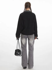 Vintage Reversible Plaid Bomber Jacket - TEVQA